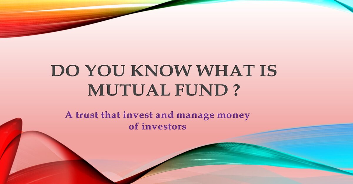 Mutual Funds Definition FINANCE CRACKER